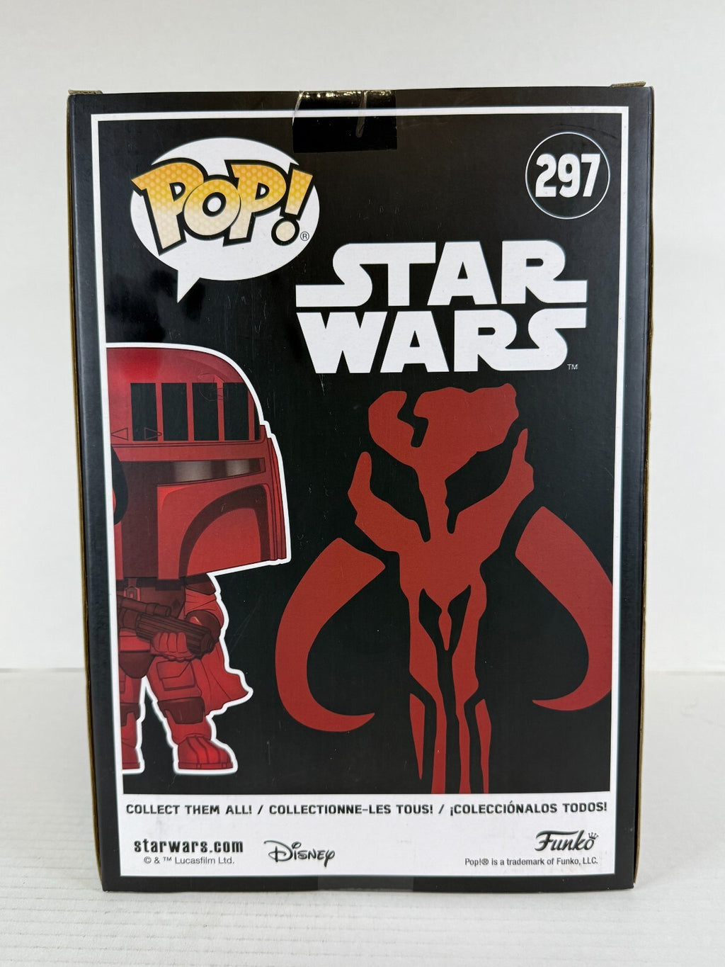 Funko POP Vinyl - Star Wars - Boba Fett - #297 Burgundy - 10" Inch