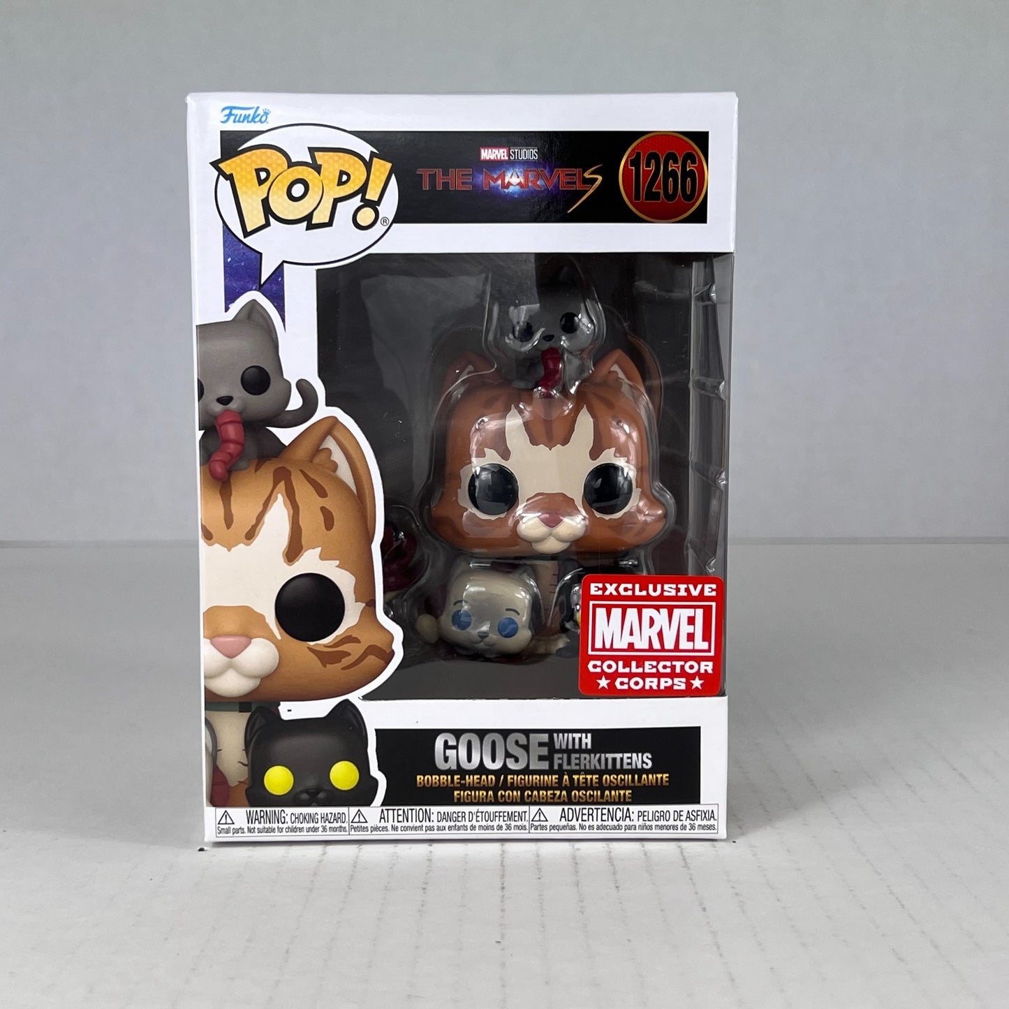 Funko POP Vinyl - Marvel - Goose With Flerkittens - #1266 Collector Corps