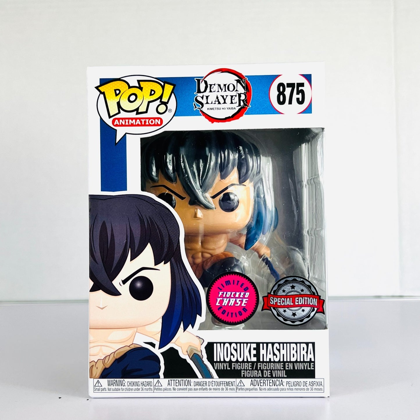 Funko POP Vinyl - Animation - Demon Slayer - Inosuke Hashibira - #875 Chase