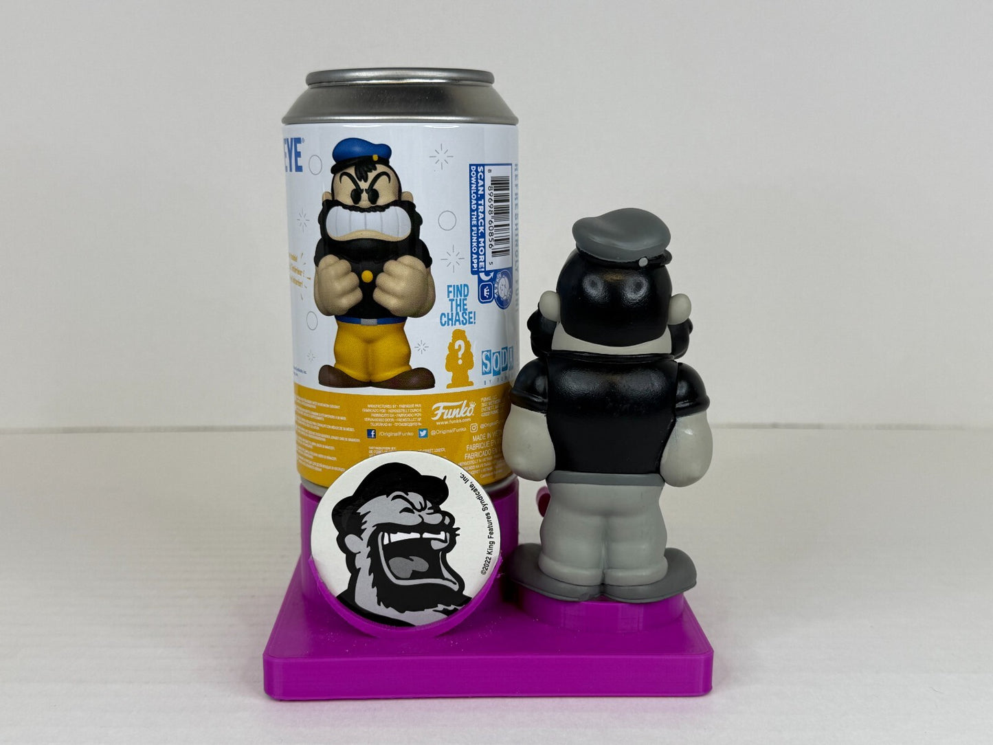 Funko POP Soda - Popeye - Black And White Bluto - Chase - 3700 Pcs