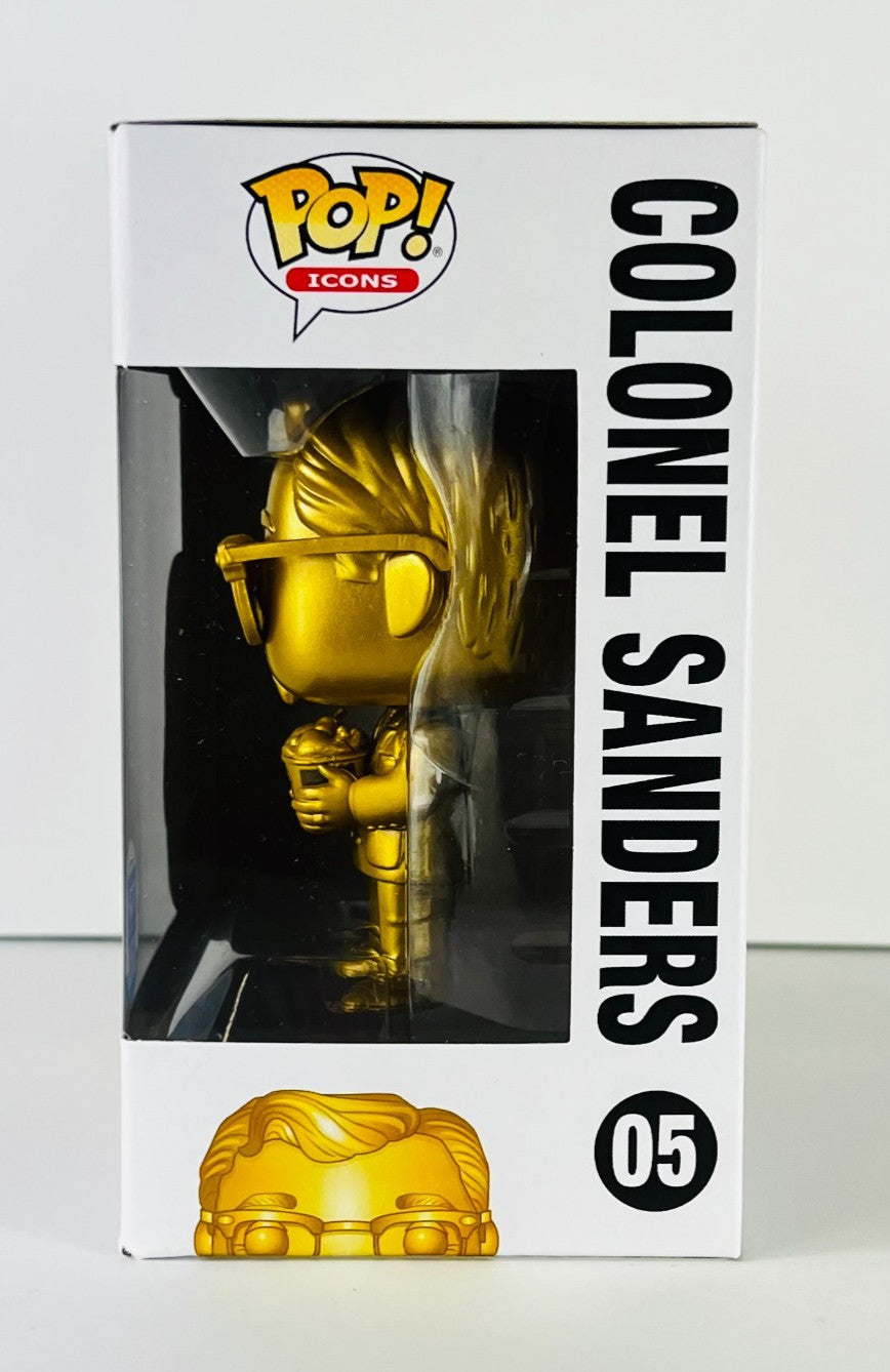 Funko POP Vinyl - Icons - KFC - Colonel Sanders - #05 Gold Chrome
