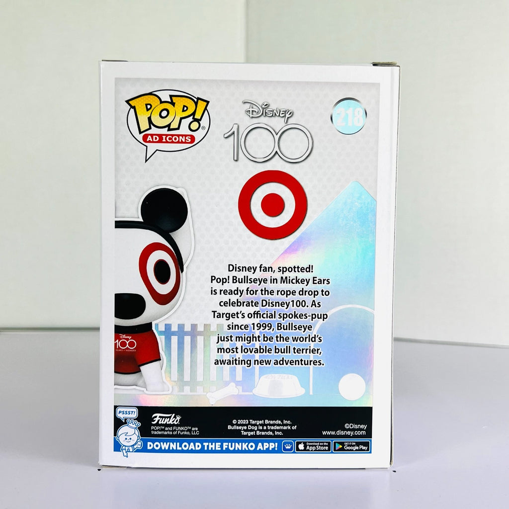 Funko POP Vinyl - Ad Icons - Bullseye In Mickey Ears - #218 Target Exclusive
