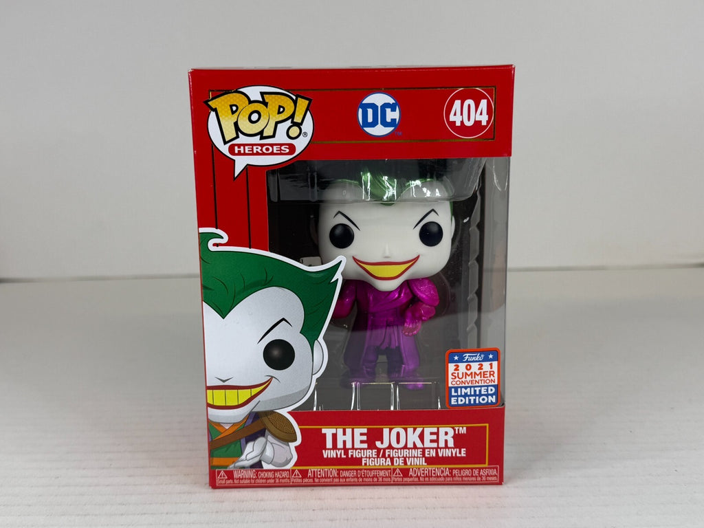 Funko POP Vinyl - Heroes - DC - The Joker - #404 Metallic