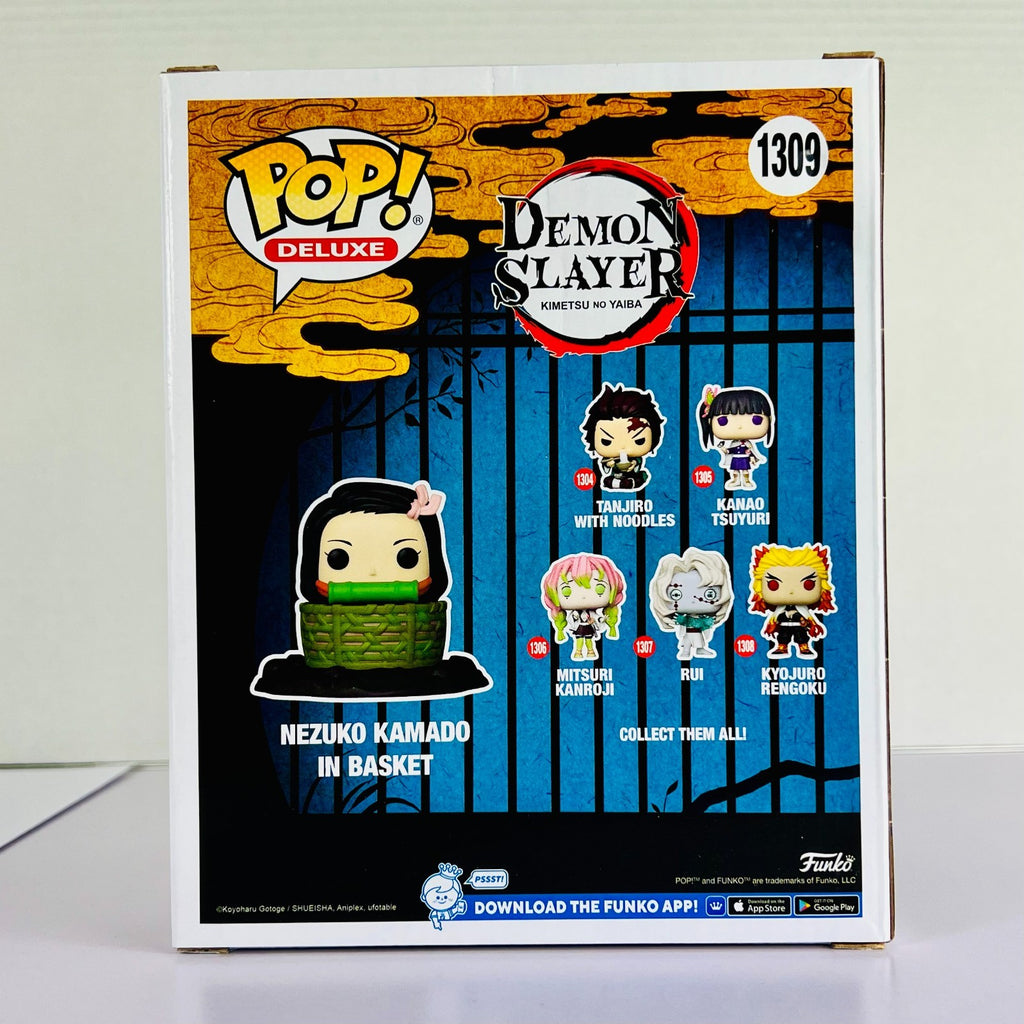 Funko POP! Vinyl - Deluxe - Demon Slayer - Nezuko Kamado In Basket - #1309 HT