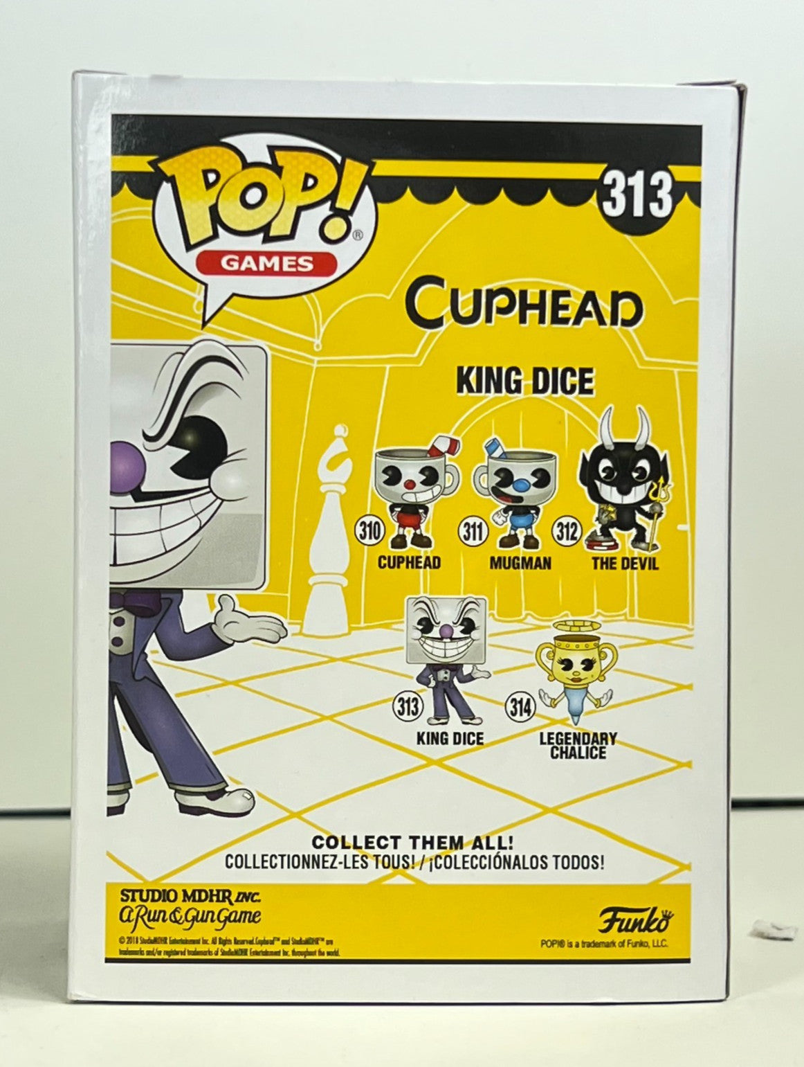 Funko POP Vinyl - Games - Cuphead - King Dice - #313 Chase