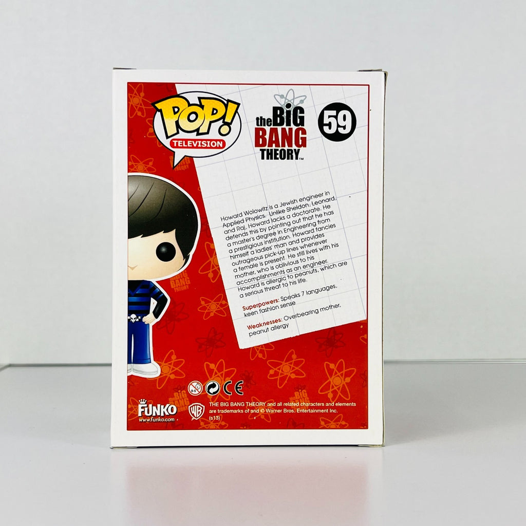Funko POP Vinyl - Television - The Big Bang Theory - Howard Wolowitz - #59