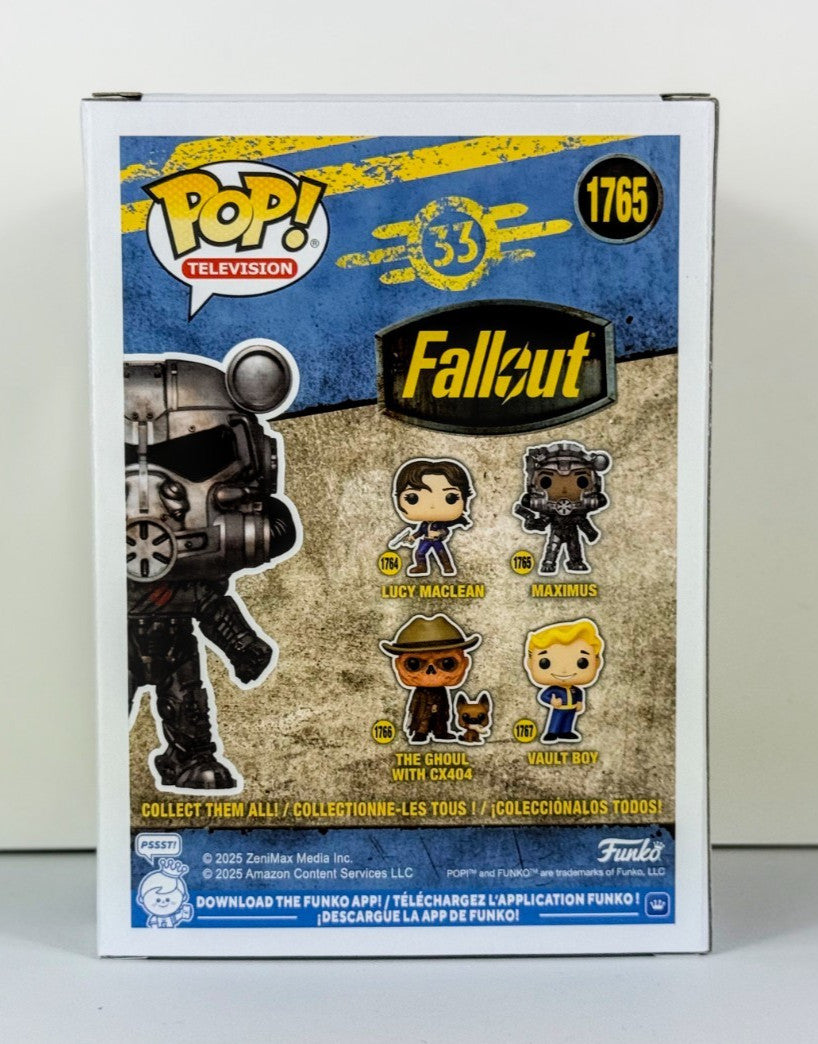 Funko POP Vinyl - Television - Fallout - Maximus - #1765 Chase