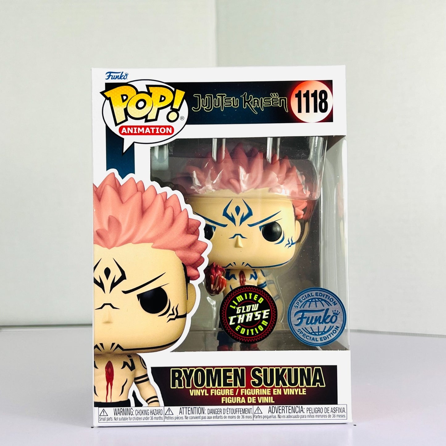 Funko POP Vinyl - Animation - Jujutsu Kaisen - Ryomen Sukuna - #1118 GITD Chase