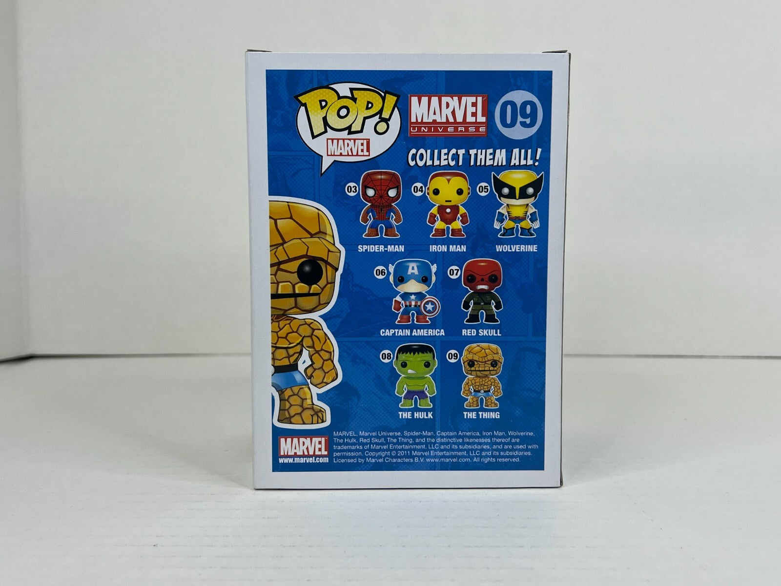Funko POP Vinyl - Marvel Universe - The Thing B&W - #09 Black & White - Gemini