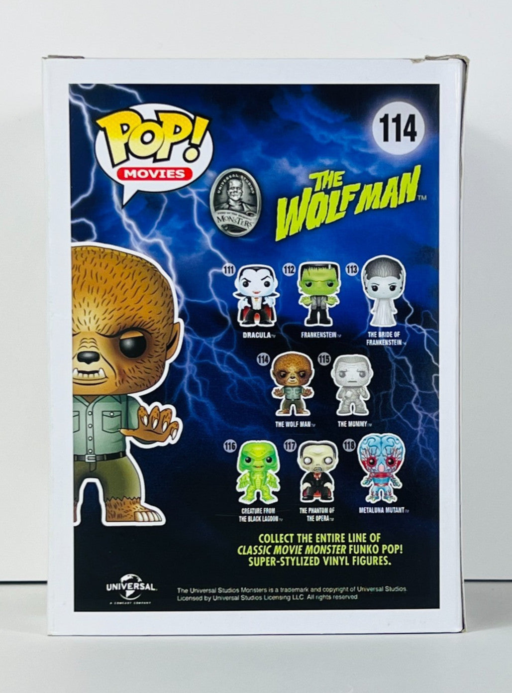 Funko POP Vinyl - Movies - Universal Monsters - The Wolf Man - #114