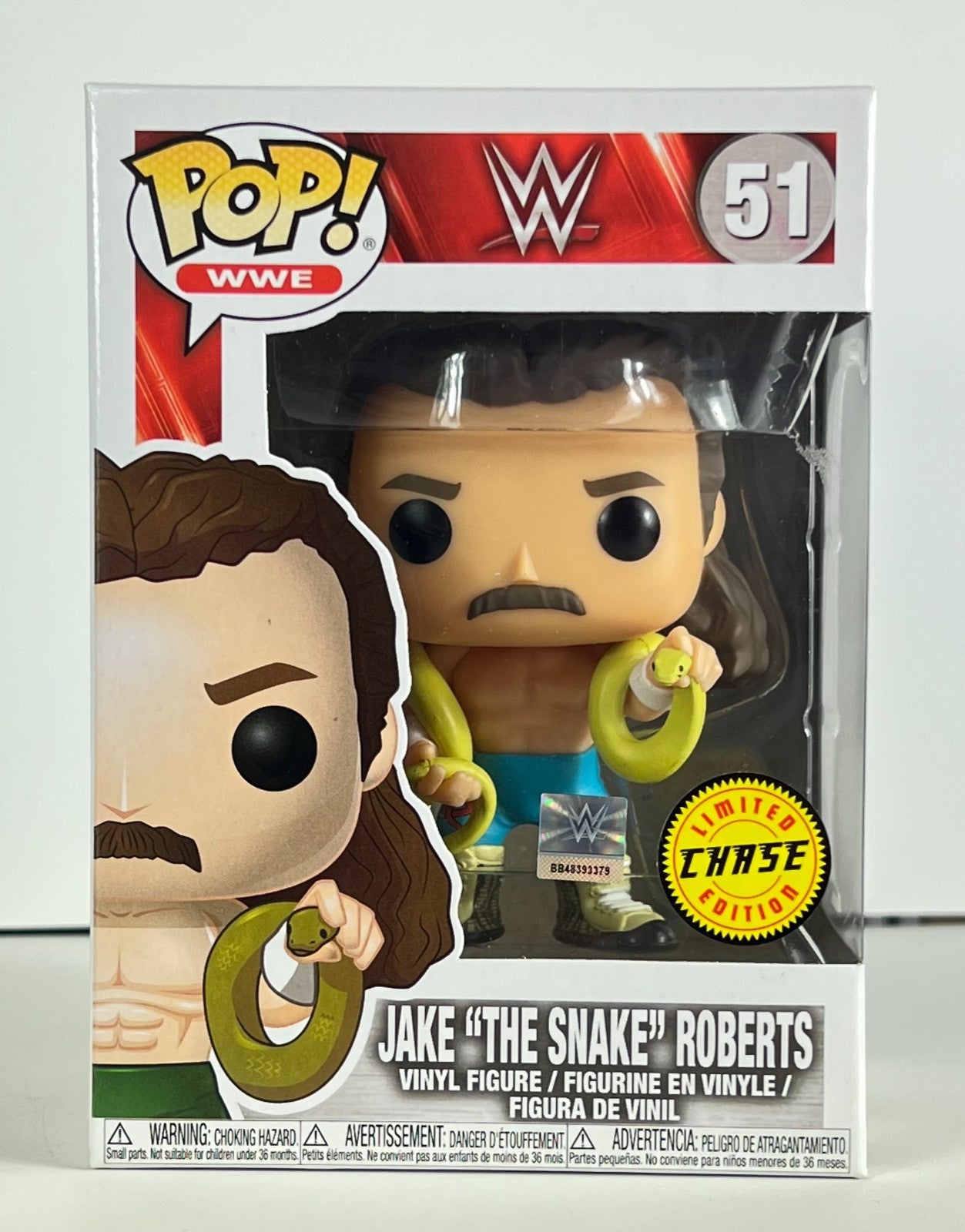 Funko POP Vinyl - WWE - Jake The Snake Roberts - #51 Chase