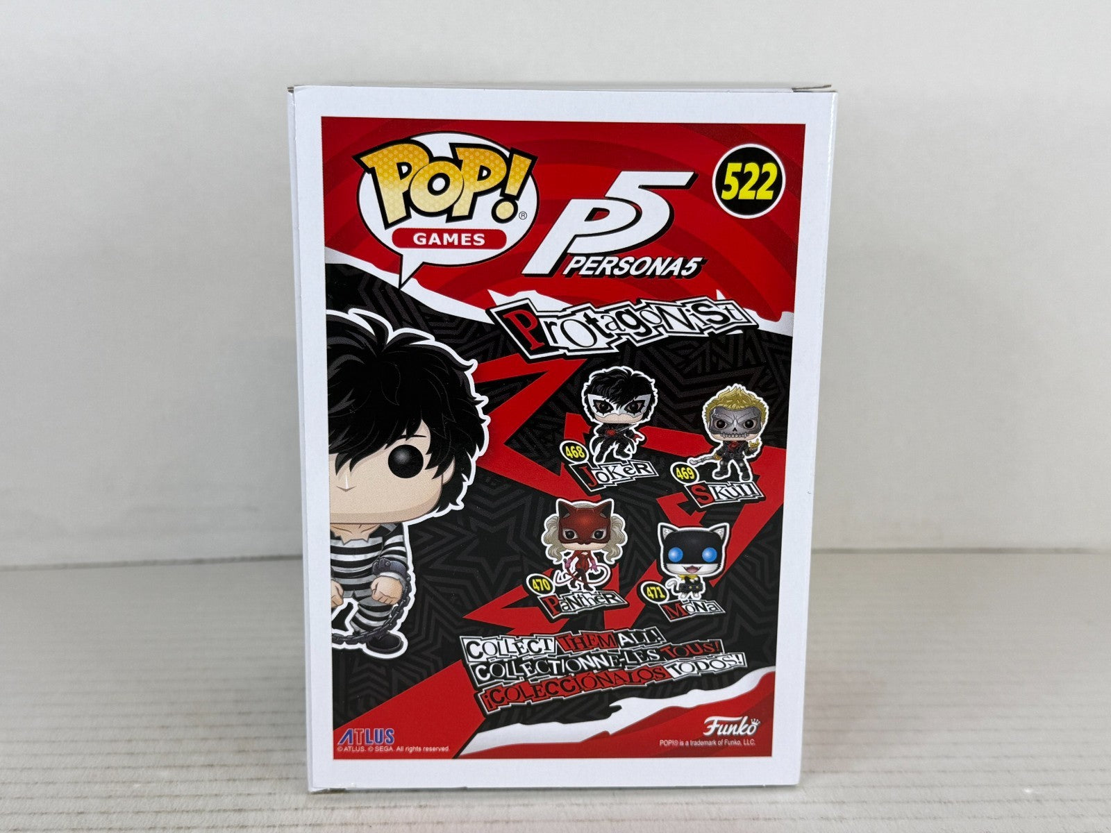 Funko POP Vinyl - Games - Perona 5 - Protagonist - #522 Damage
