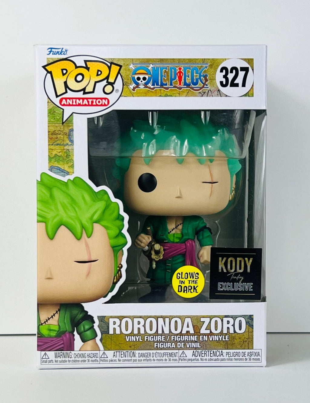 Funko POP Vinyl - Animation - One Piece - Roronoa Zoro - #327 GITD KODY