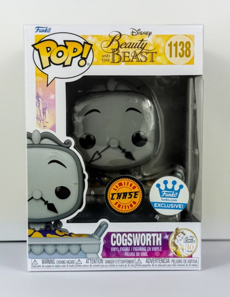 Funko POP Vinyl - ~Disney - Beauty And The Beast - Cogsworth - #1138 Chase [2]