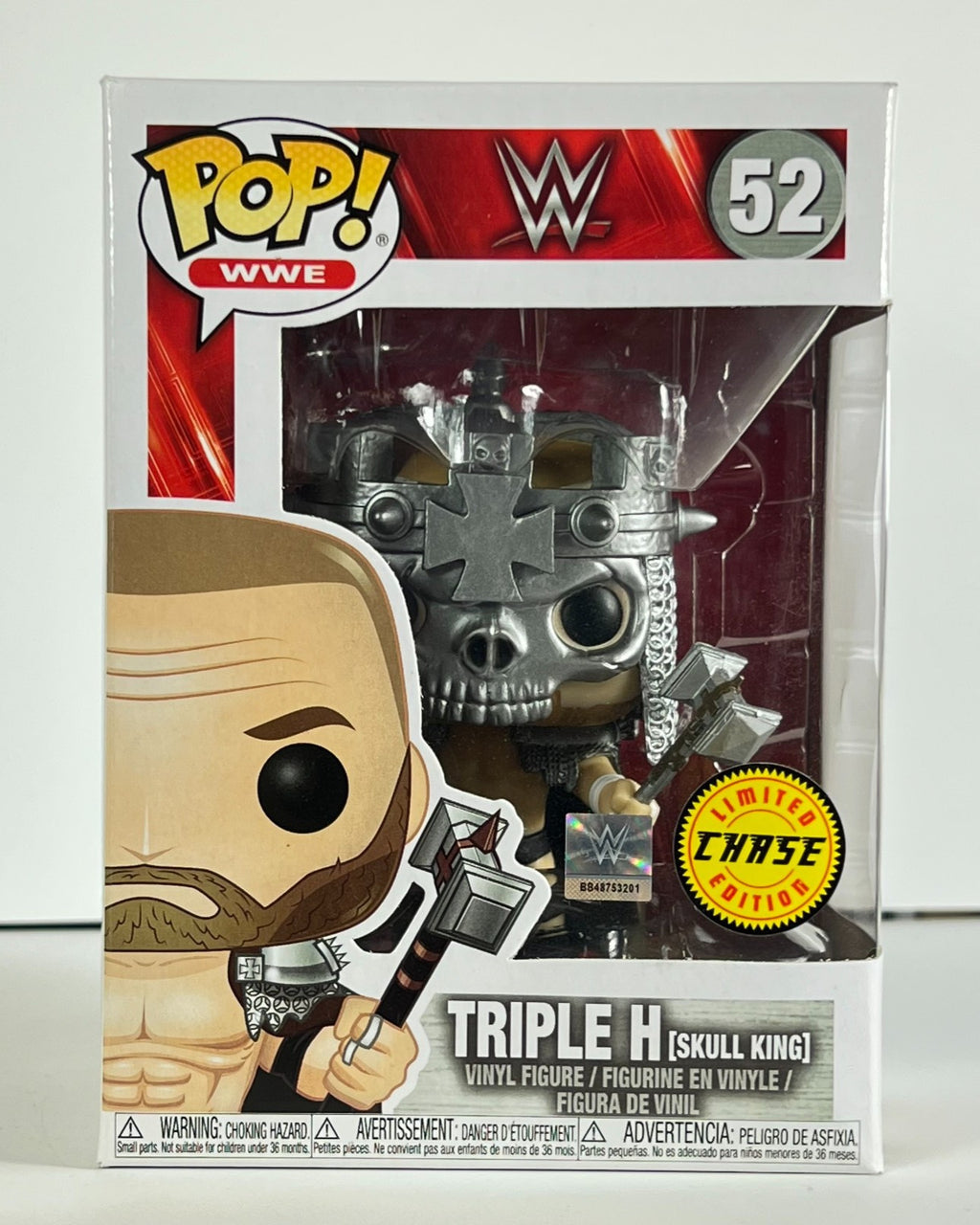 Funko POP Vinyl - WWE - Triple H Skull King - #52 Chase