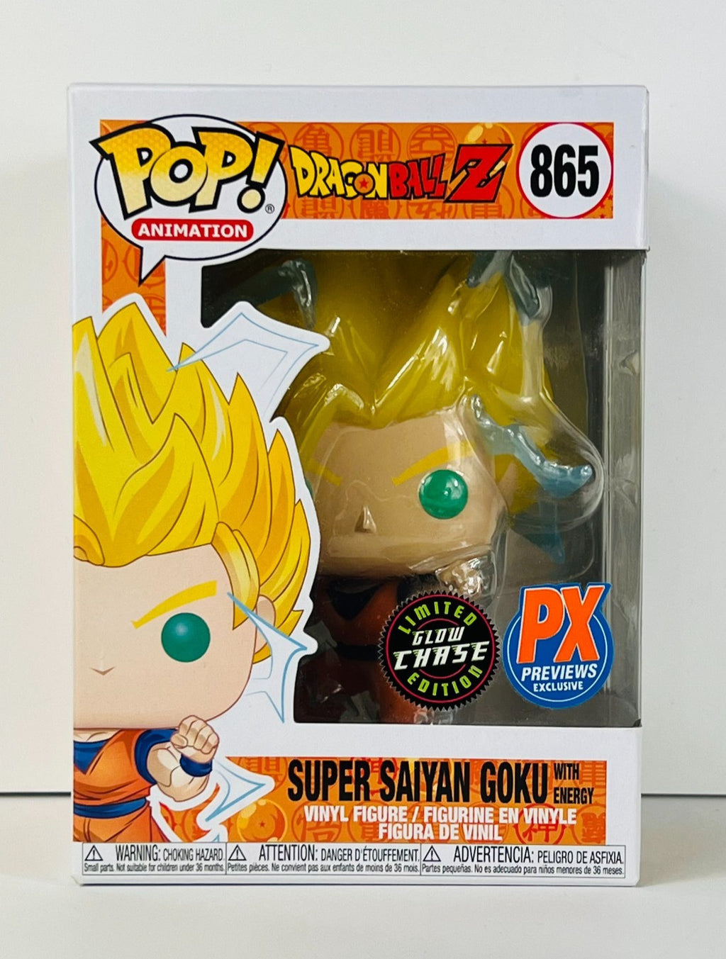 Funko POP Vinyl - Animation - Dragonball Z - Super Saiyan Goku #865 GITD Chase