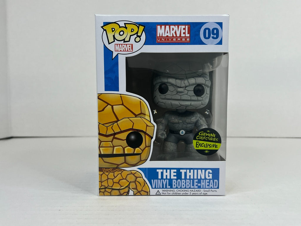 Funko POP Vinyl - Marvel Universe - The Thing B&W - #09 Black & White - Gemini