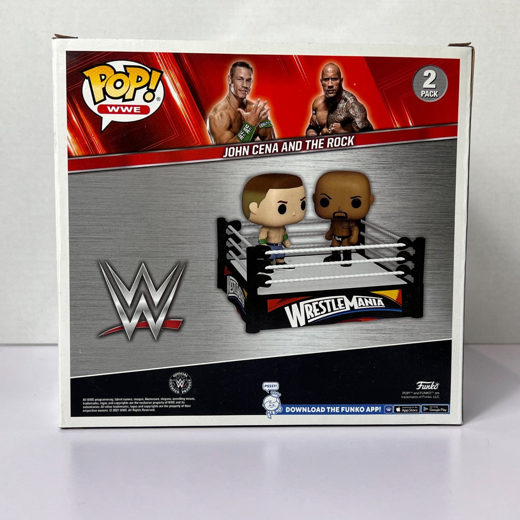 Funko POP Vinyl - WWE - John Cena And The Rock - 2 Pack