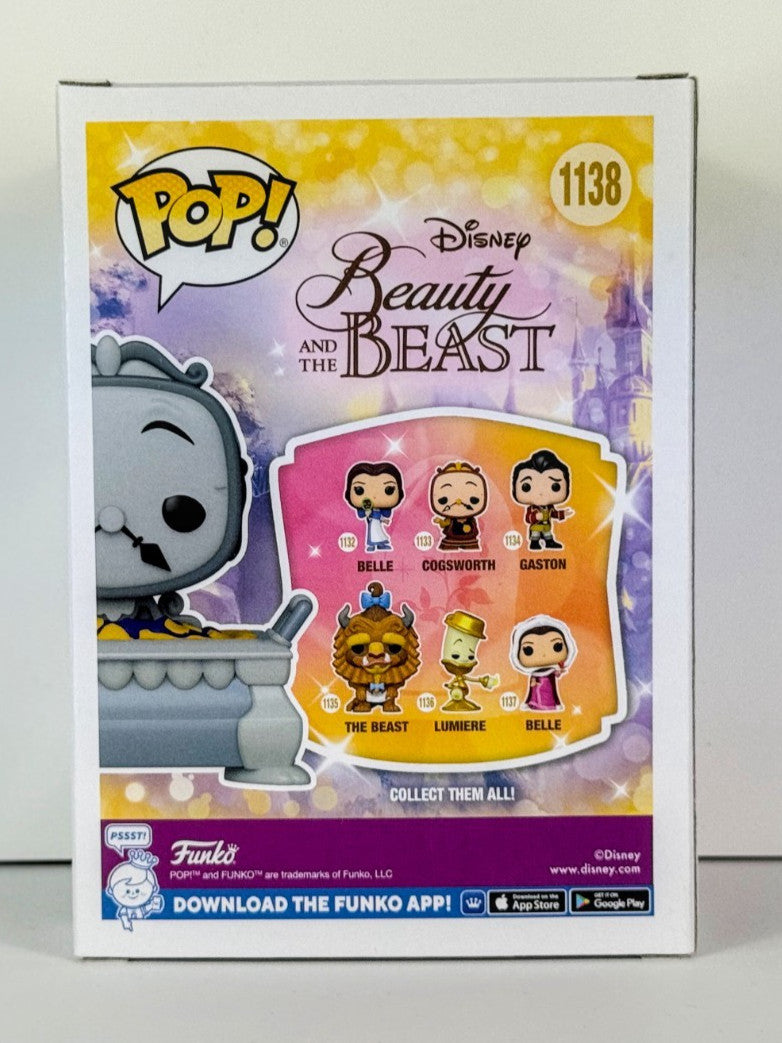 Funko POP Vinyl - Disney - Beauty And The Beast - Cogsworth - #1138 Chase