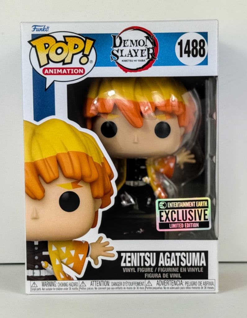 Funko POP Vinyl - Animation - Demon Slayer - Zenitsu Agatsuma - #1488 EE Excl 2