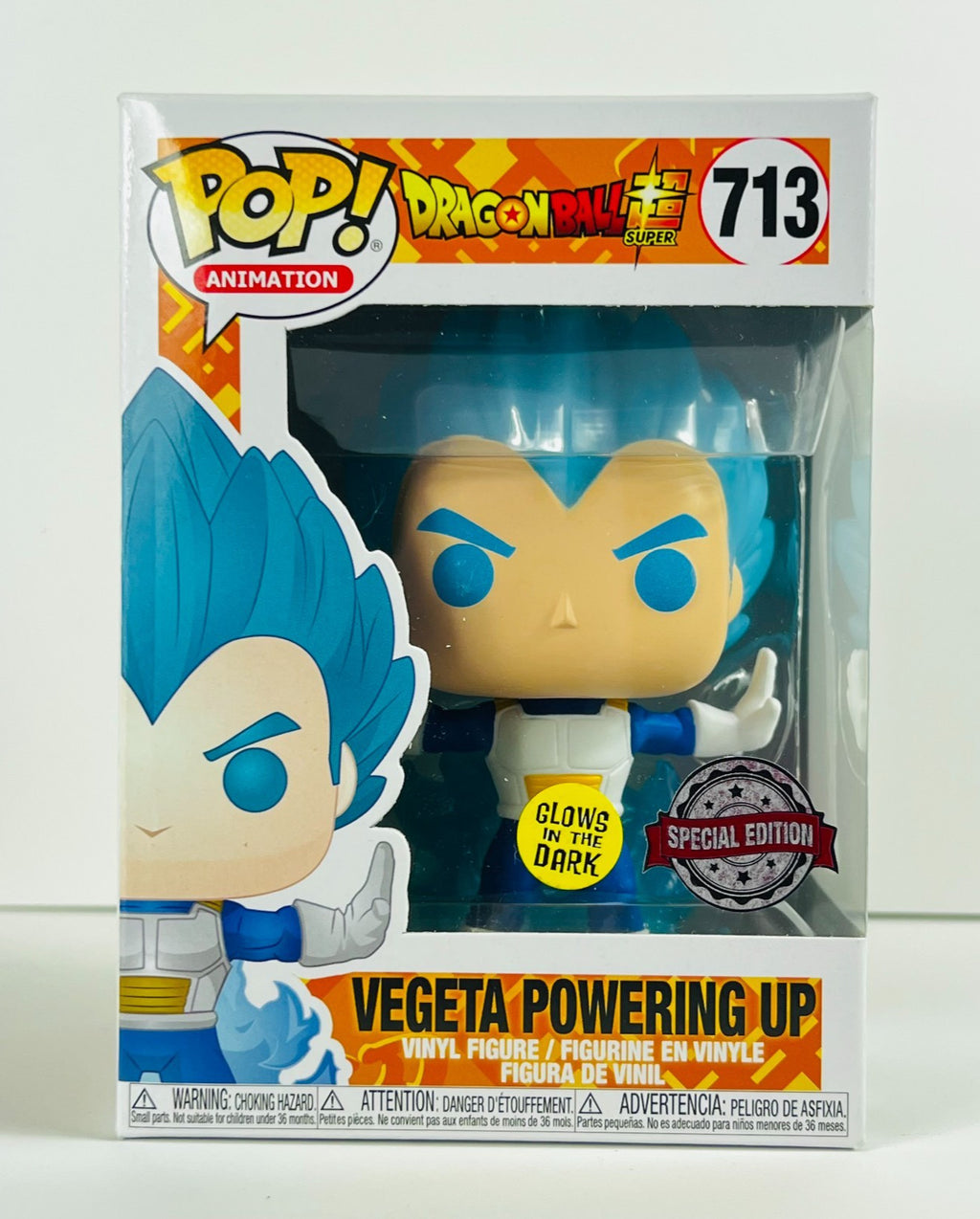 Funko POP Vinyl - Animation - Dragonball Z - Vegeta Powering Up - #713 GITD [1]