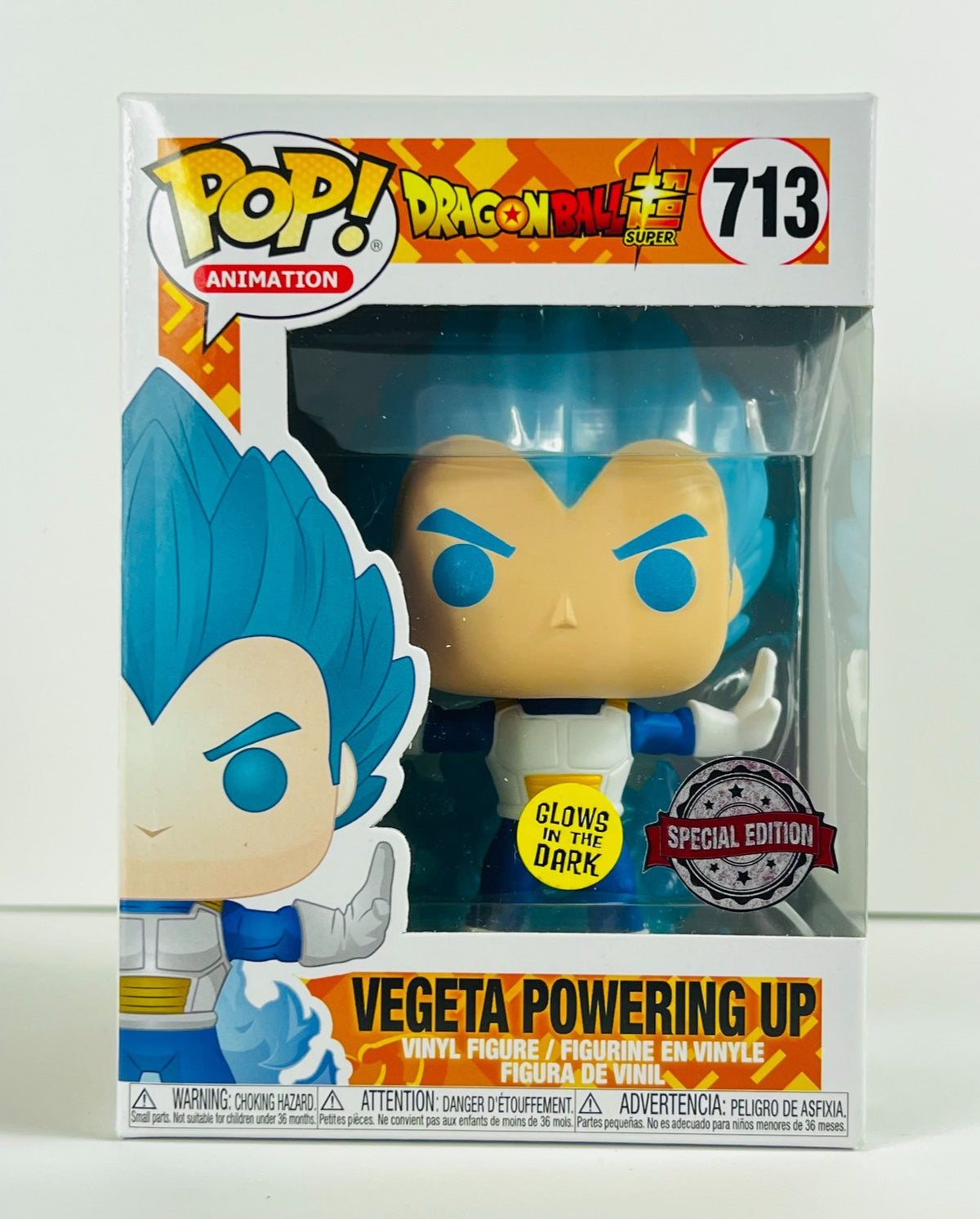 Funko POP Vinyl - Animation - Dragonball Z - Vegeta Powering Up - #713 GITD [1]