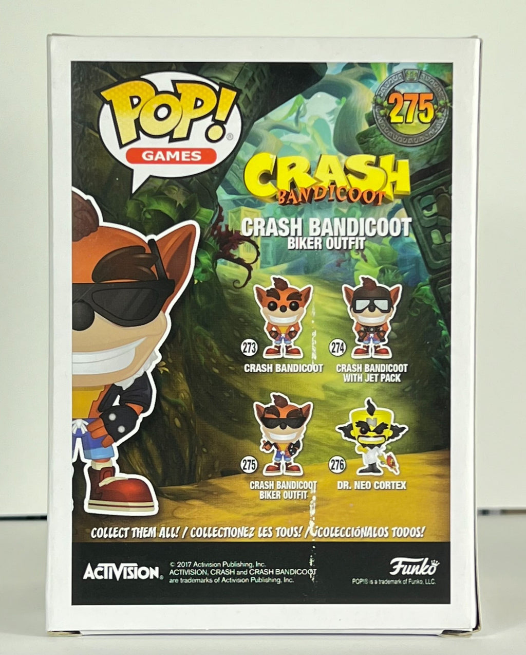 Funko POP Vinyl - Games - Crash Bandicoot Biker Outfit - #275 EMP Hot Topic