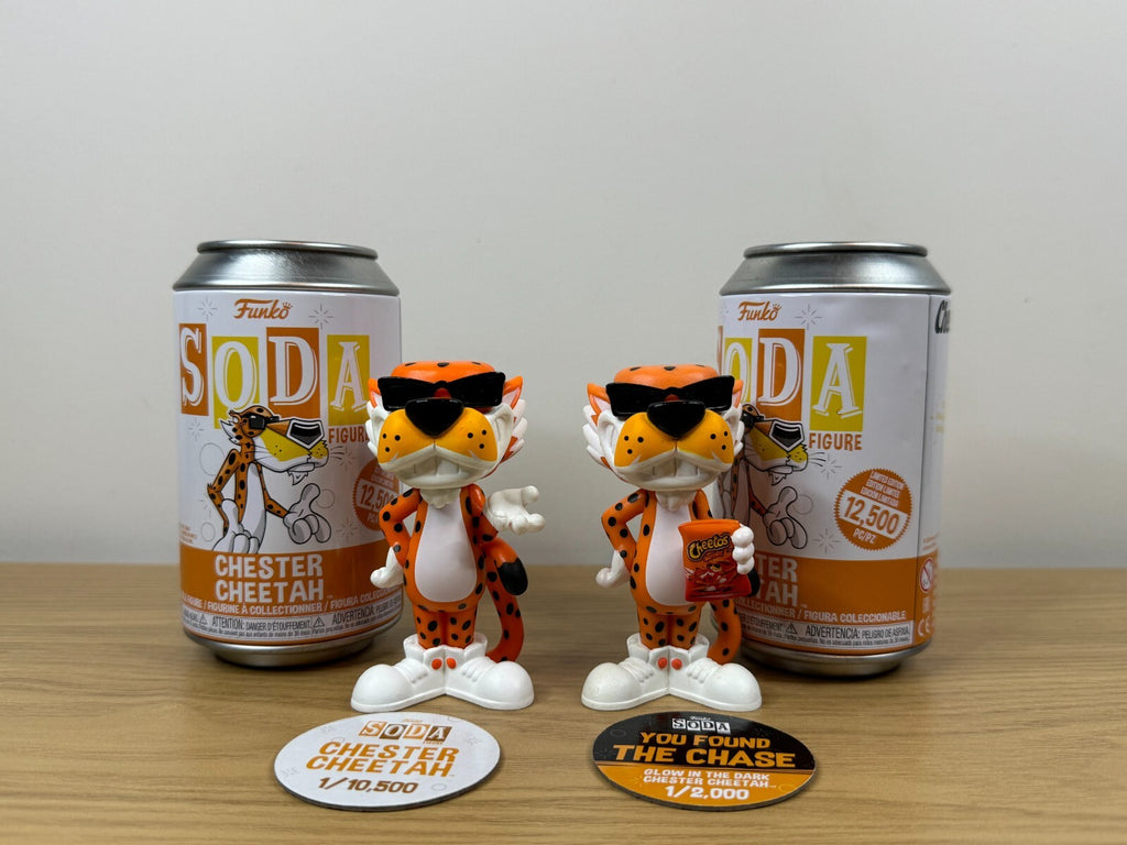 Funko POP Soda - Chester Cheetah - Common and Chase Set - 12500 Piece