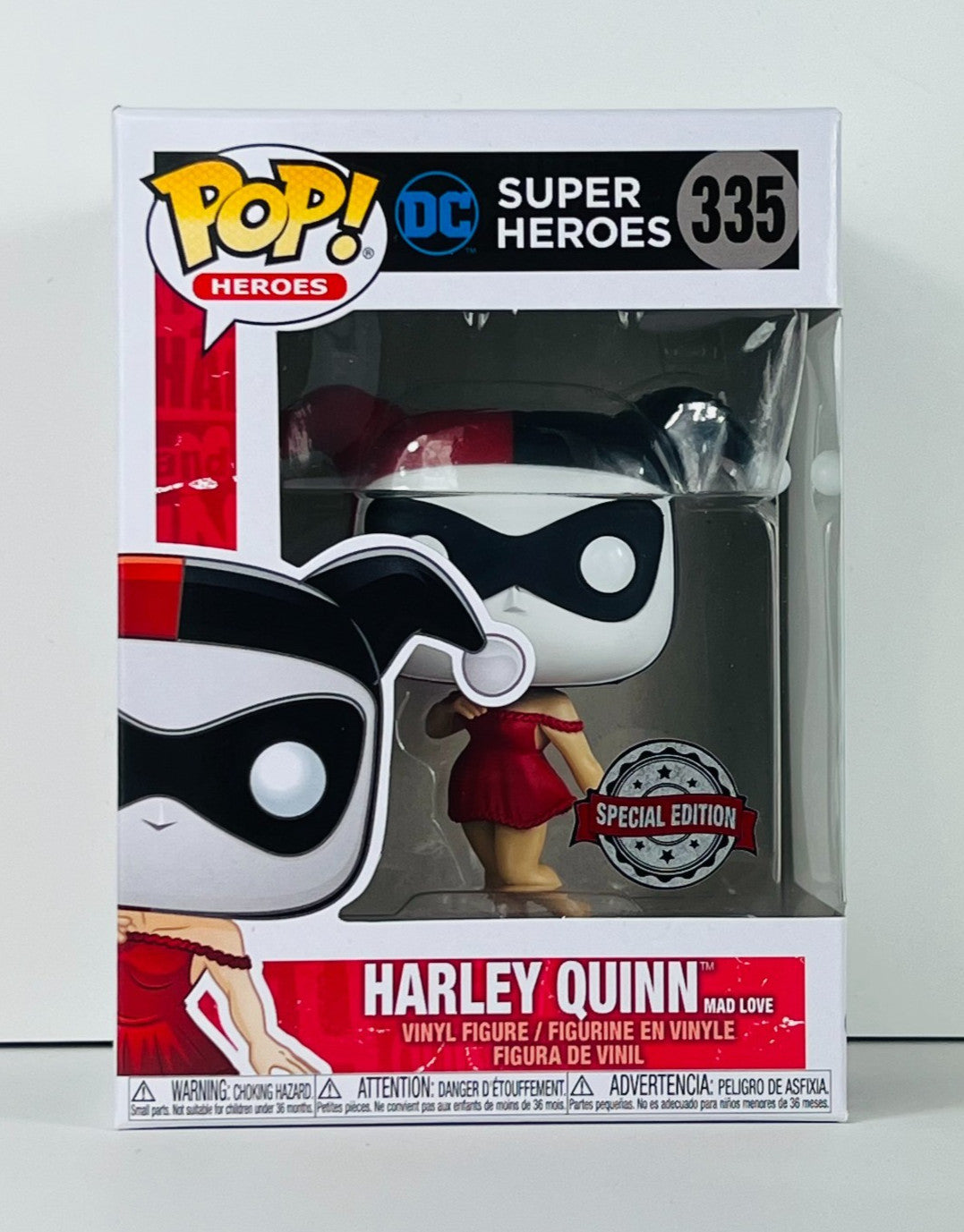 Funko POP Vinyl - Heroes - Sc Super Heroes - Harley Quinn Mad Love - #335