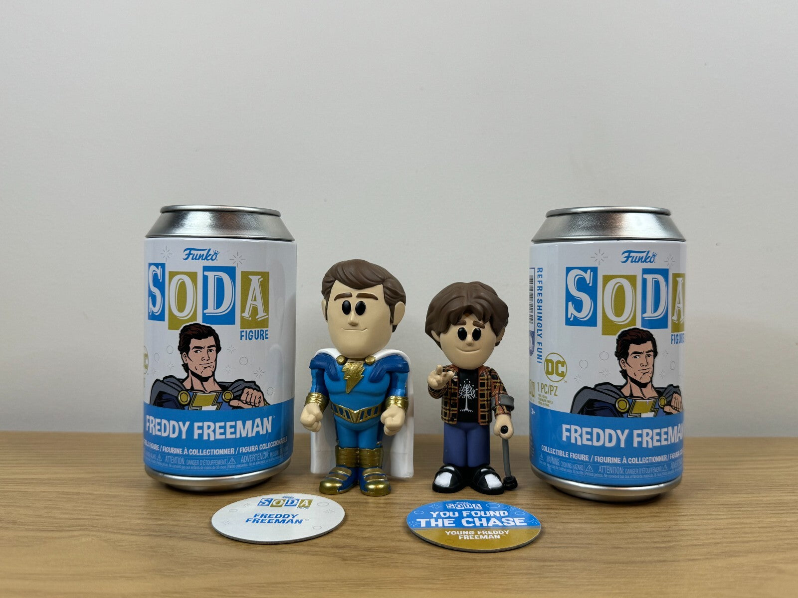 Funko POP Soda - Shazam Fury of The Gods - Freddy Freeman - Common and Chase Set