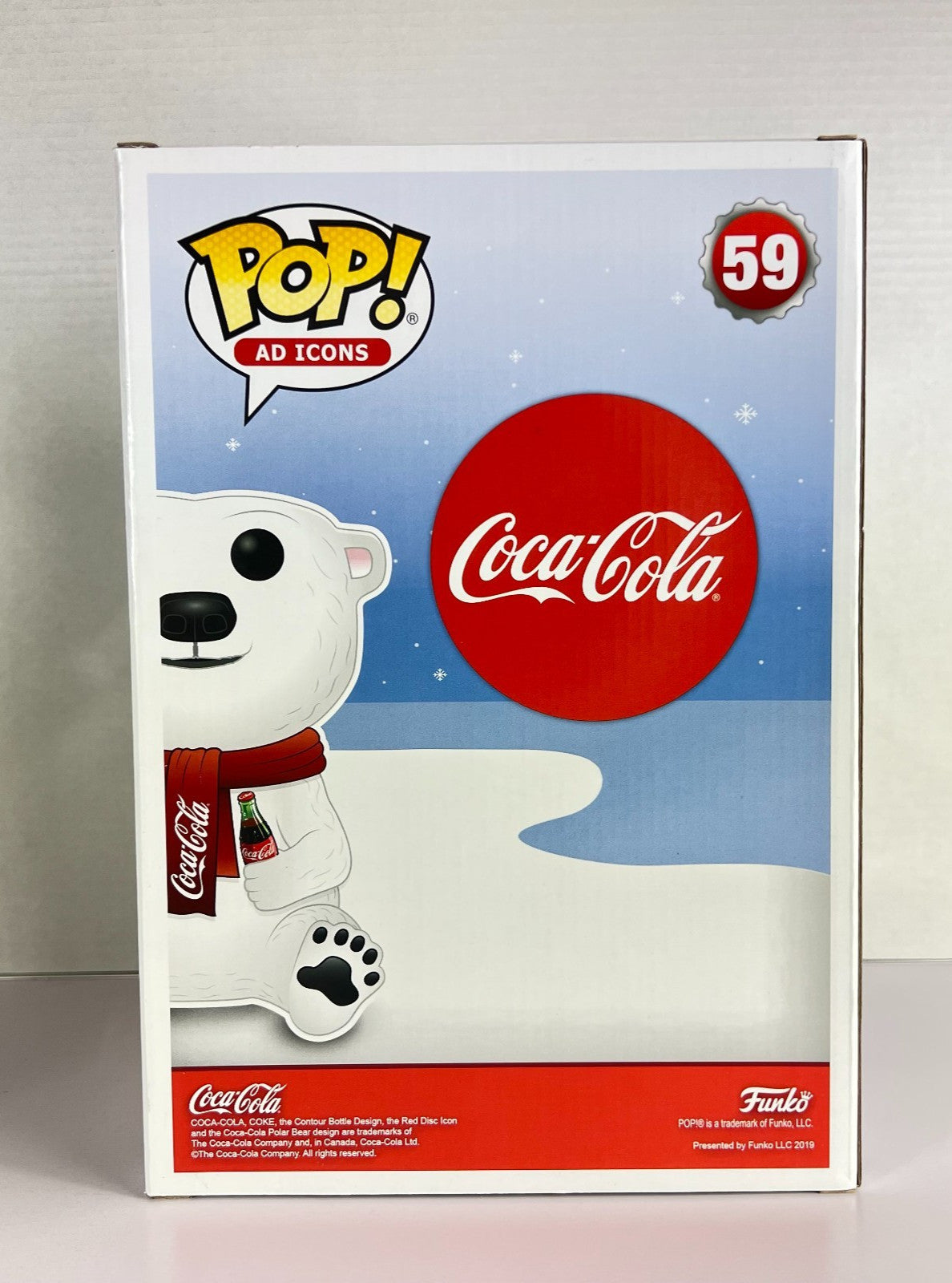 Funko POP Vinyl - Ad Icons - Coca-Cola Polar Bear - #59 10" Inch