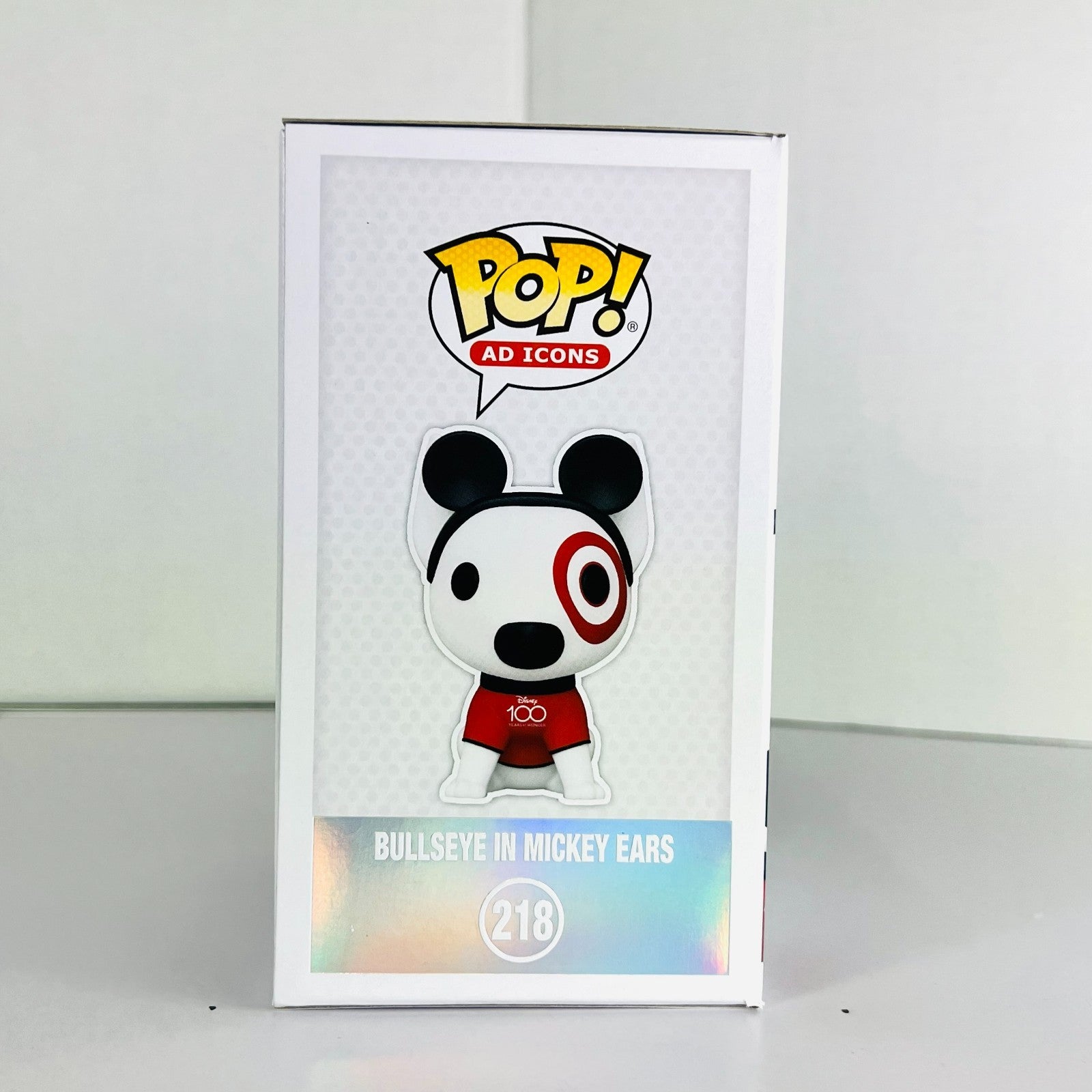 Funko POP Vinyl - Ad Icons - Bullseye In Mickey Ears - #218 Target Exclusive