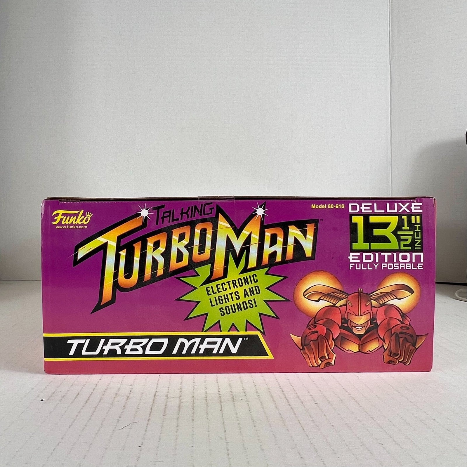 Funko POP Vinyl - Funko Talking Turbo Man 13.5 in Deluxe Edition