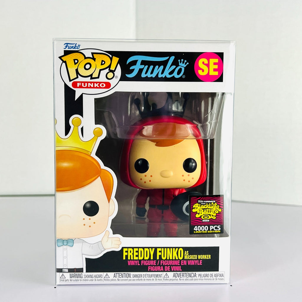 Funko POP Vinyl - Blacklight Battle - Freddy Funko as Masked Worker - 4000 Pcs