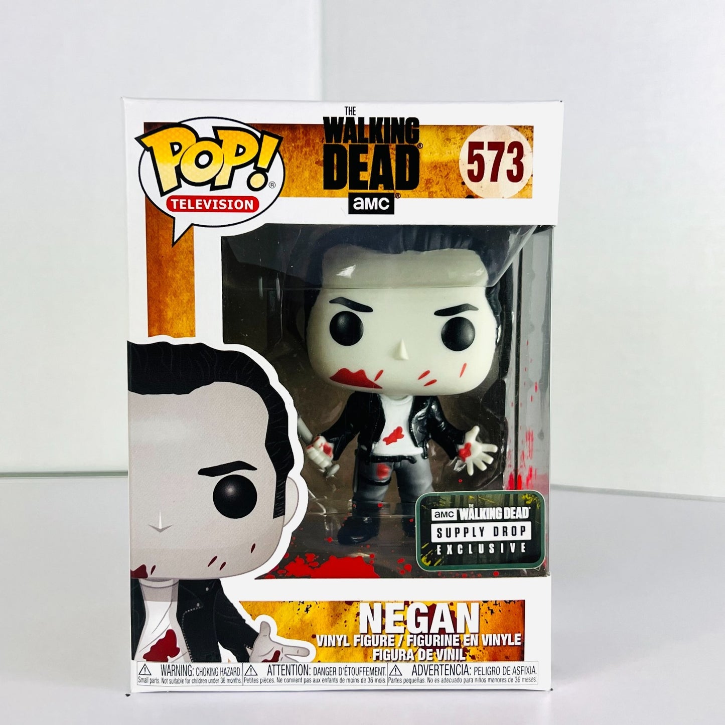 Funko POP Vinyl - Television - The Walking Dead - Negan #573 Supply Drop Bloody