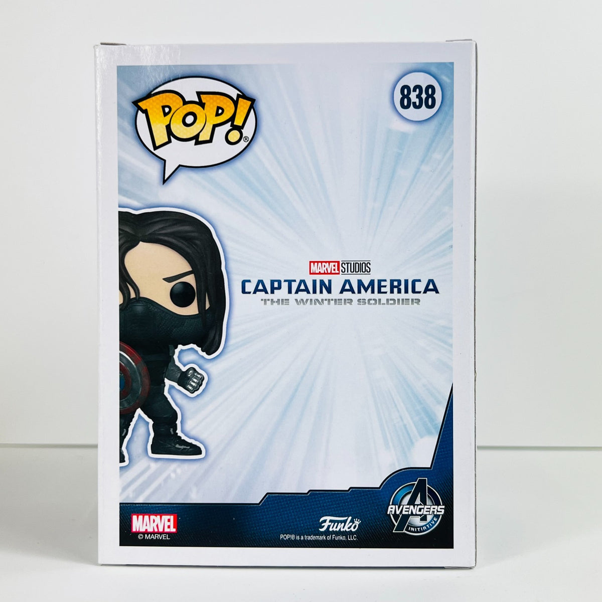 Funko POP Vinyl - Marvel - Captain America - Winter Soldier - #838 Exclusive [2]