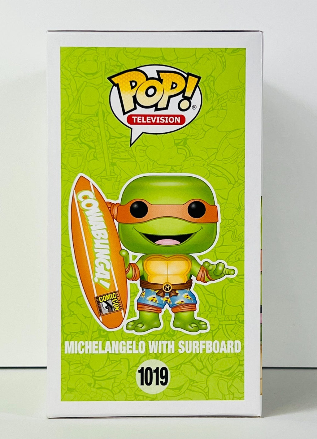 Funko POP Vinyl - Television - TMNT - Michelangelo With Surfboard - #1019 SDCC 1