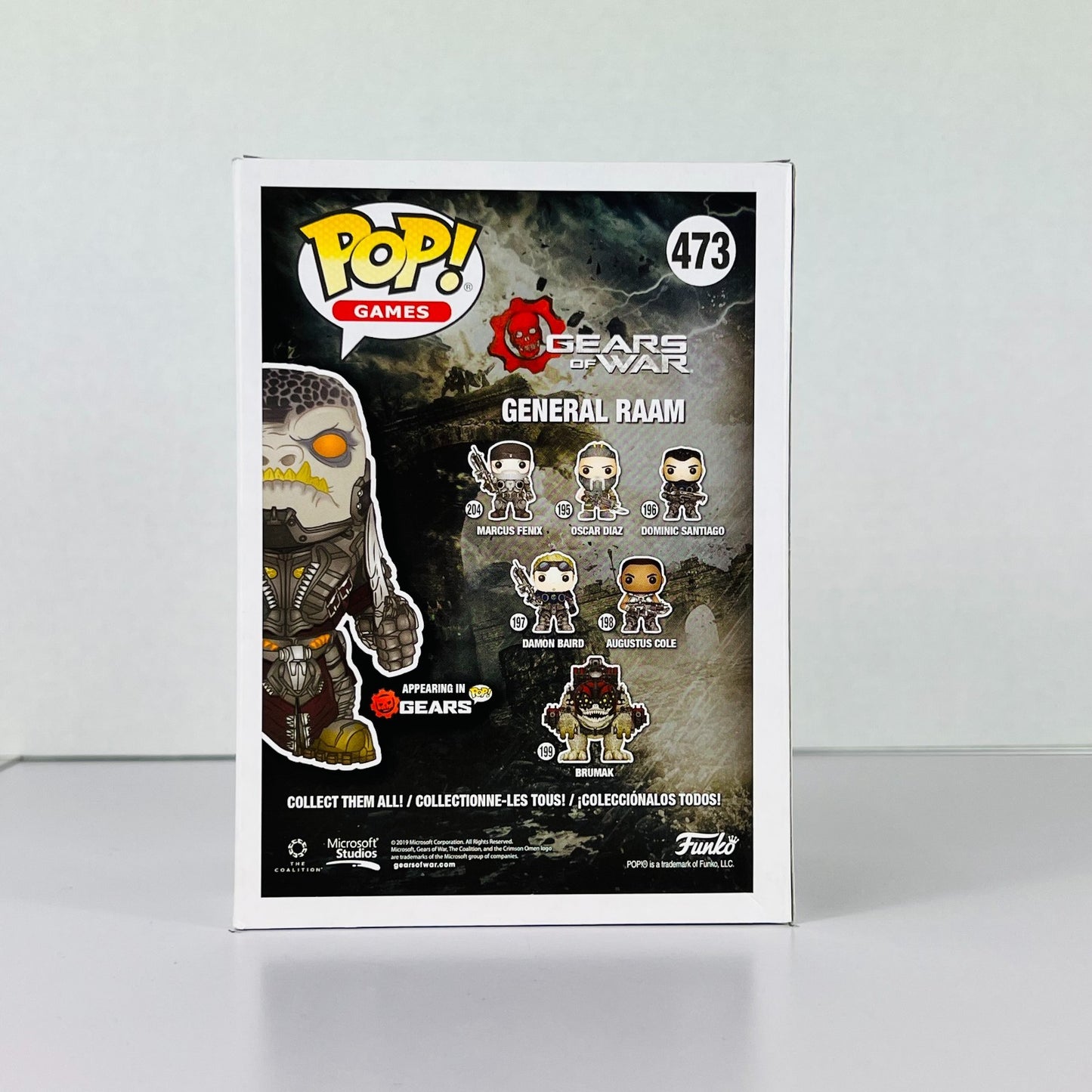 Funko POP Vinyl - Games - Gears Of War - General Raam - #473 SC 2019