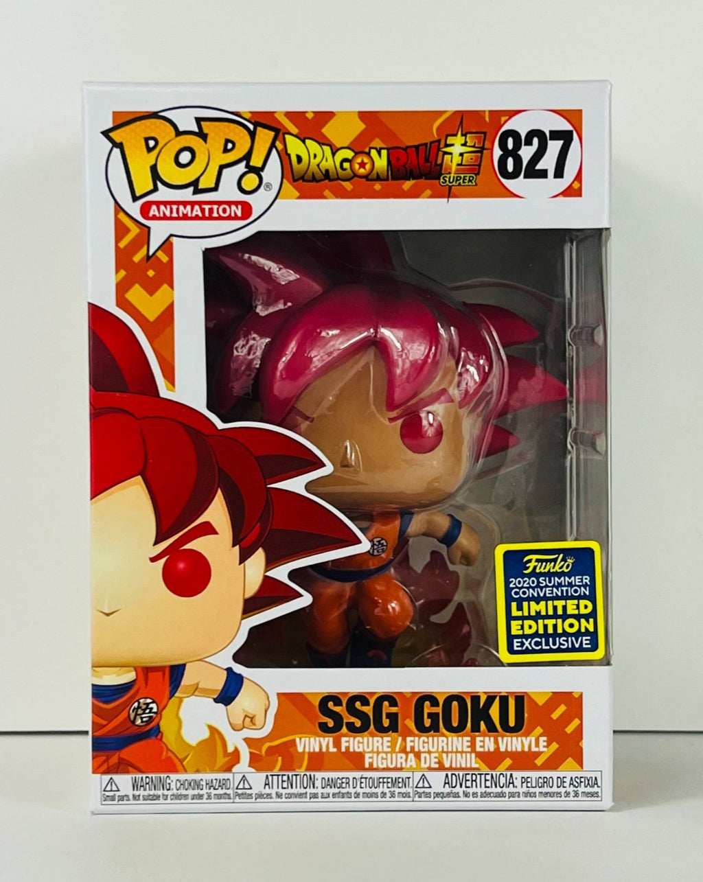 Funko POP Vinyl - Animation - Dragonball Z - SSG Goku - #827 SC 2020
