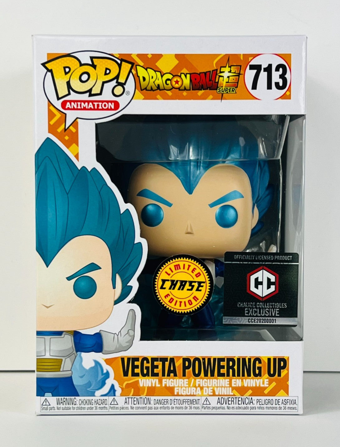 Funko POP Vinyl - Animation - Dragonball Z - Vegeta Powering Up - #713 Chase