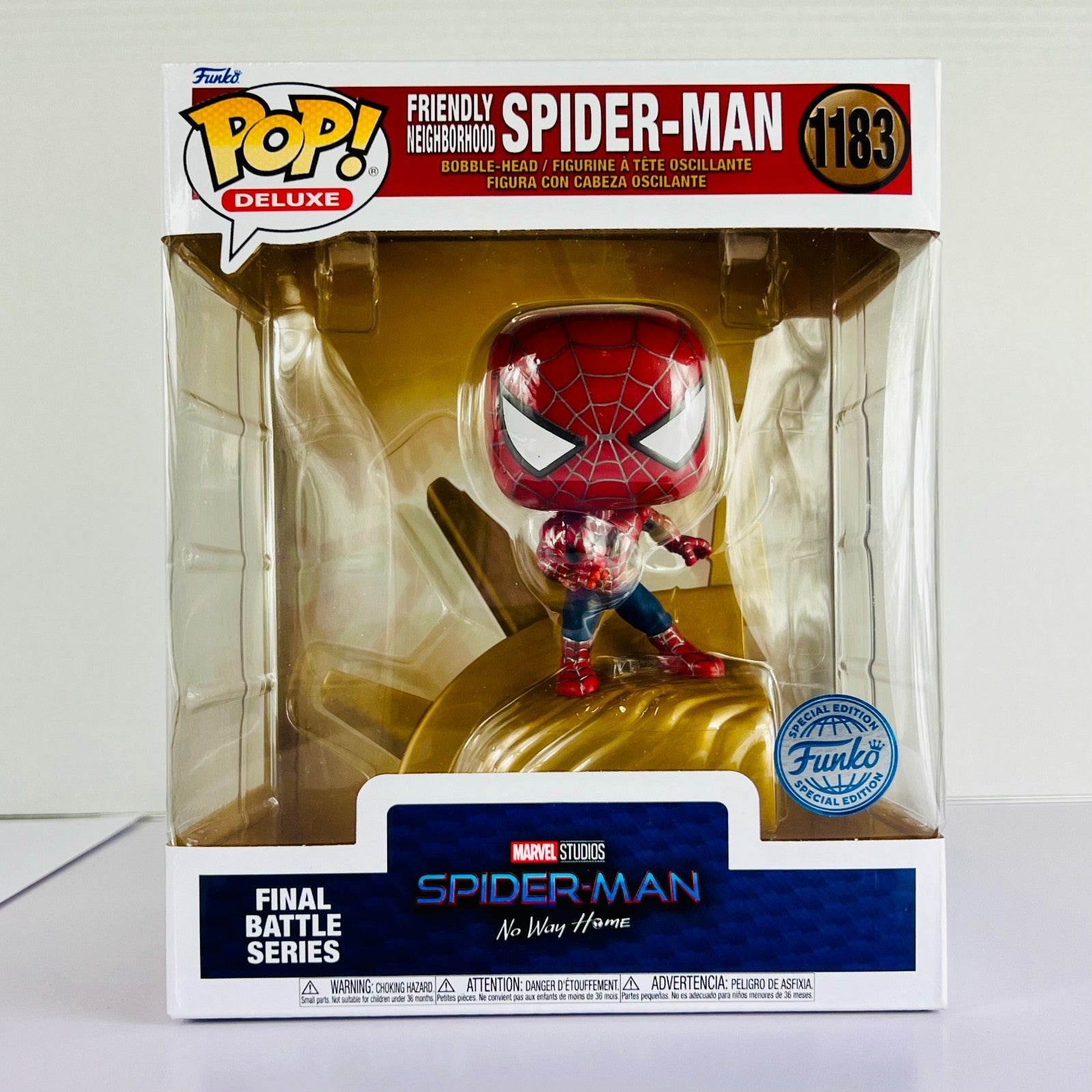 Funko POP! Vinyl - Deluxe - No Way Home - Friendly Neighborhood Spider-Man #1183
