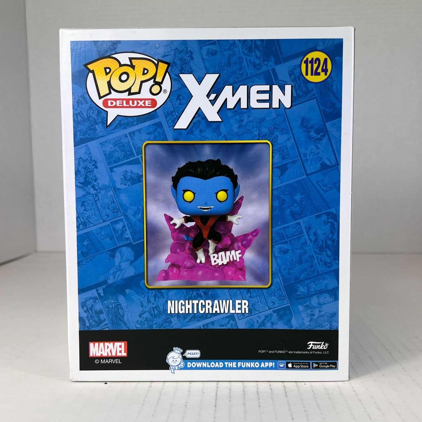 Funko POP Vinyl - Deluxe - Marvel - X-Men - Nightcrawler - #1124 GITD