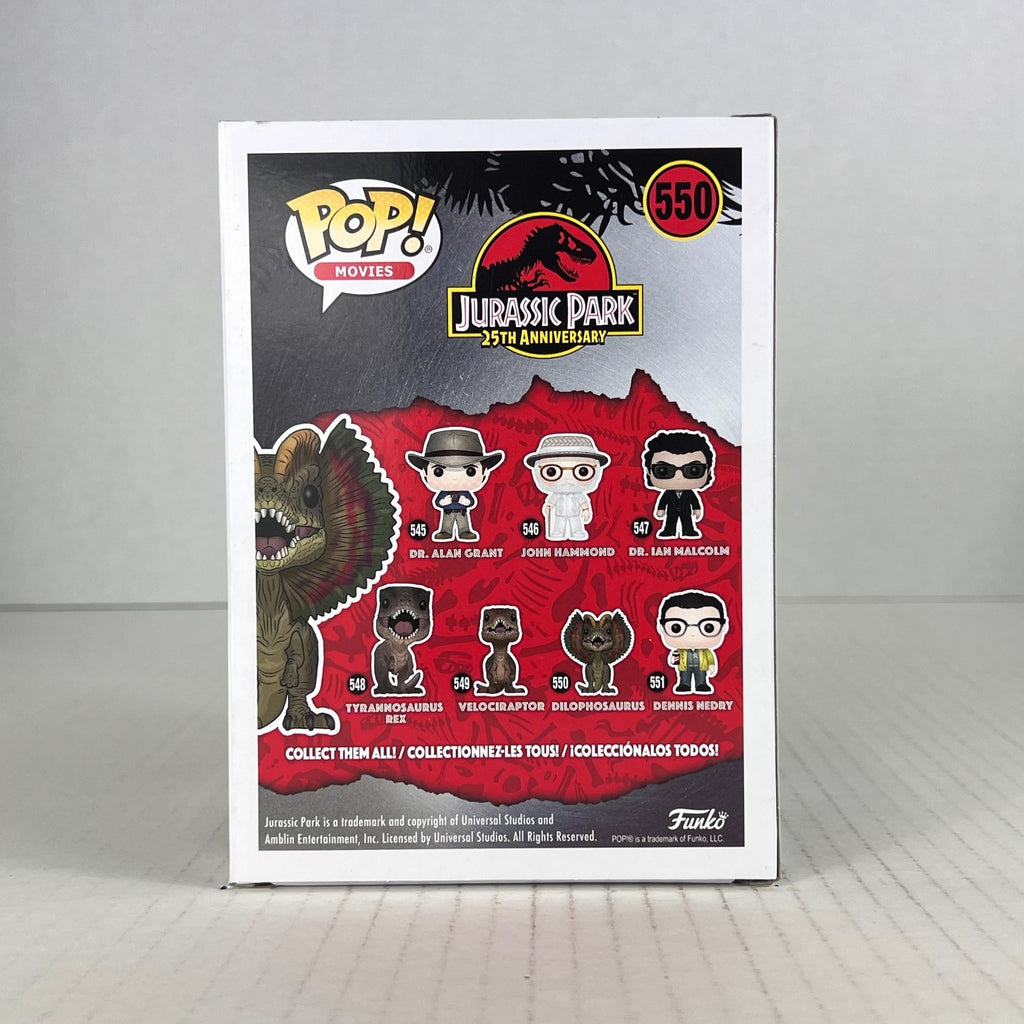 Funko POP Vinyl - Movies - Jurassic Park - Dilophosaurus - #550 Chase