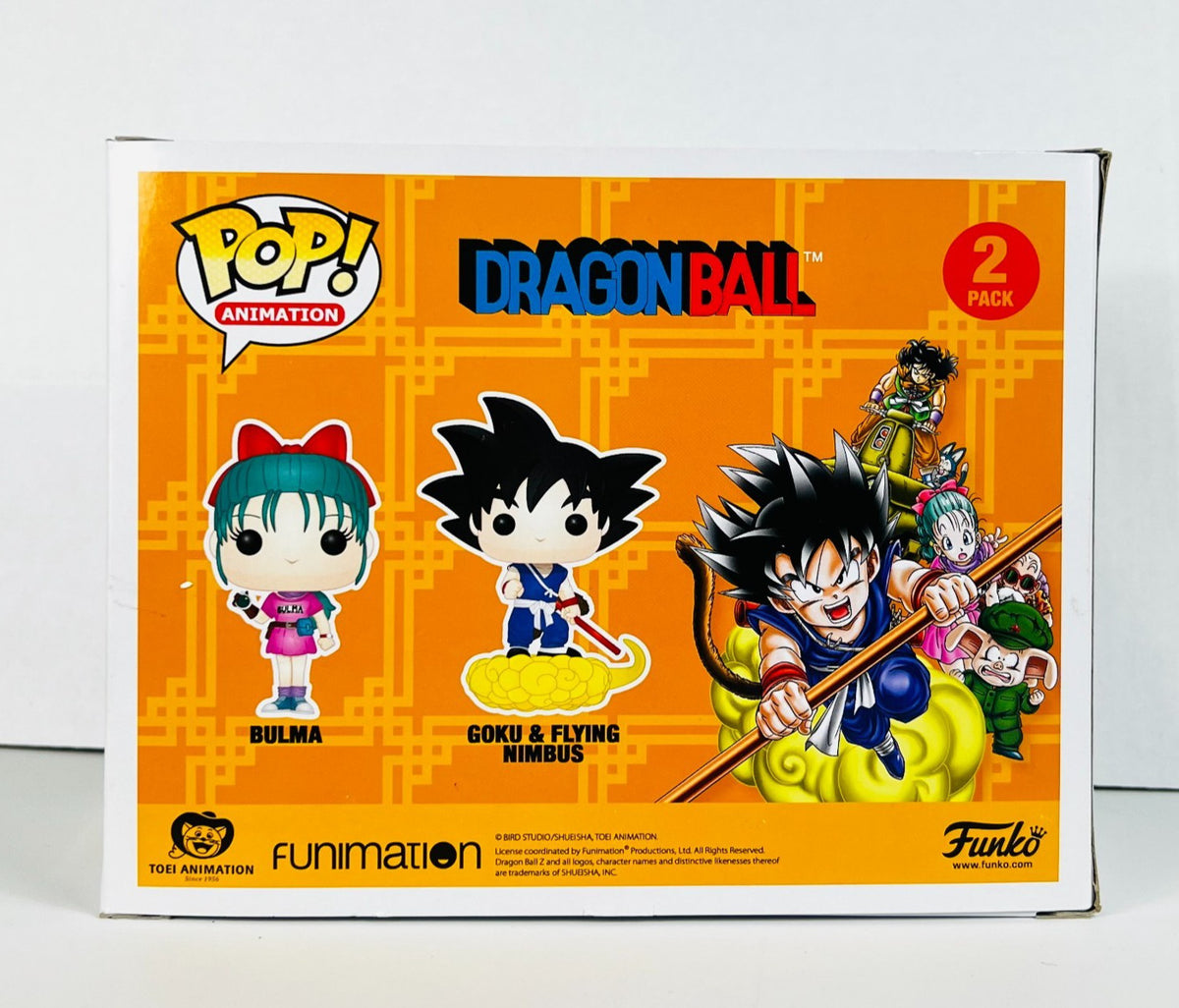 Funko POP Vinyl -  Animation - DragonBall Z - Bulma & Goku With Flying Nimbus