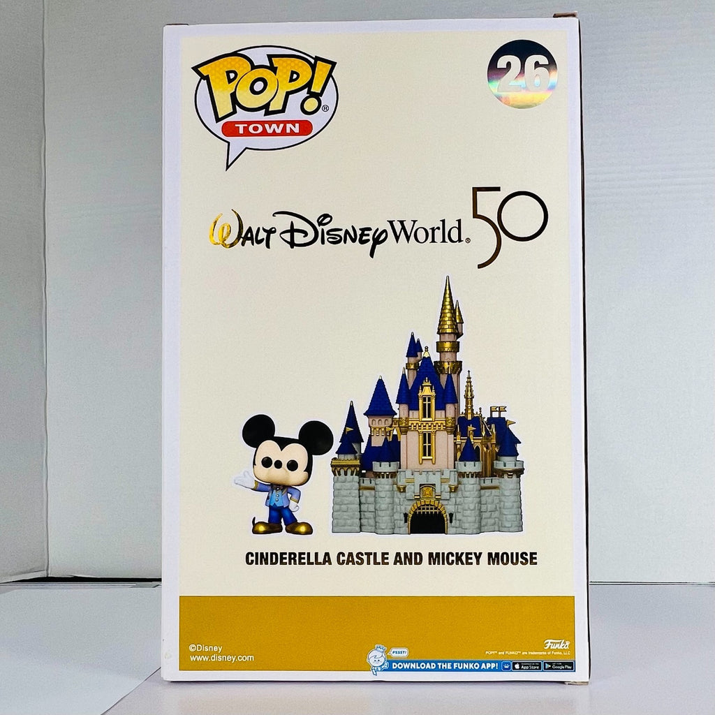 Funko POP! Vinyl - Town - Disney 50 - Cinderella Castle And Micky Mouse #26