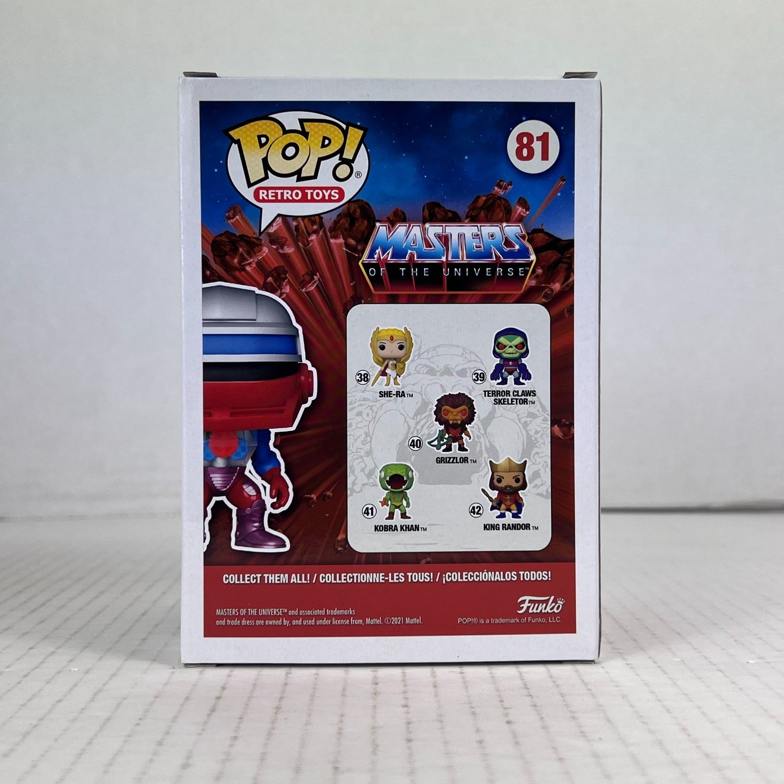 Funko POP Vinyl - Retro Toys - Masters of The Universe - Roboto - #81 Toy Tokyo