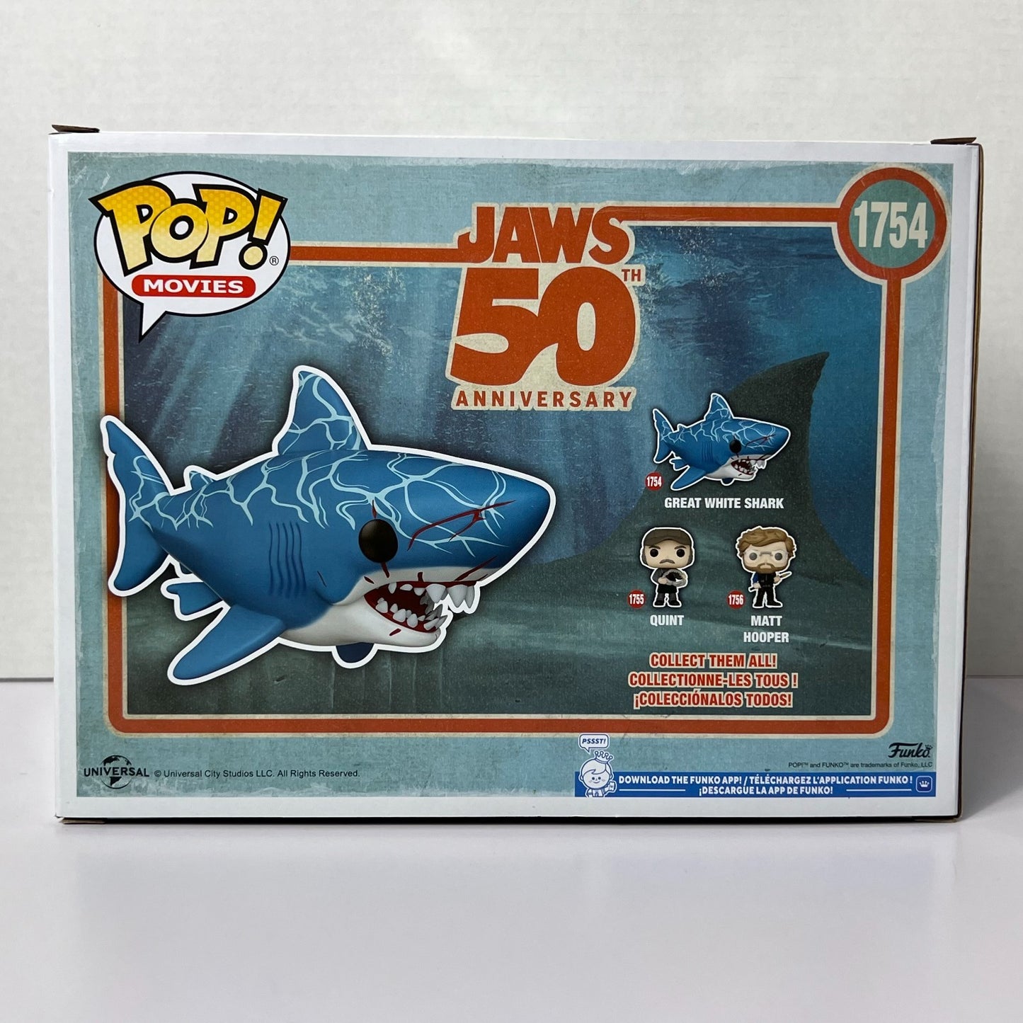 Funko POP Vinyl - Movies - Jaws 50th Anniversary - Great White Shark - #1754