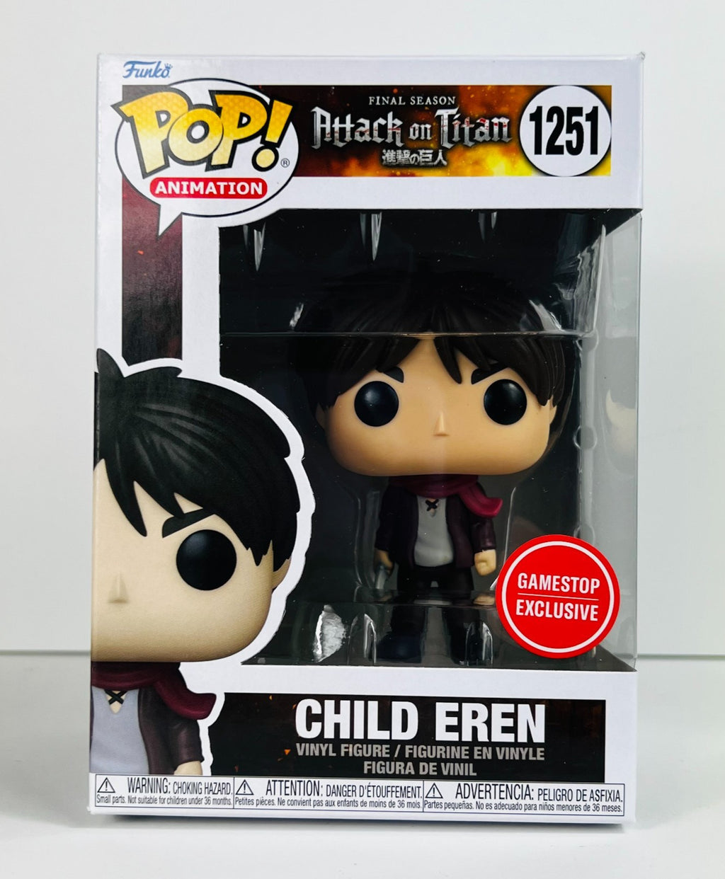 Funko POP Vinyl - Animation - Attack On Titan - Child Eren - #1251 GameStop
