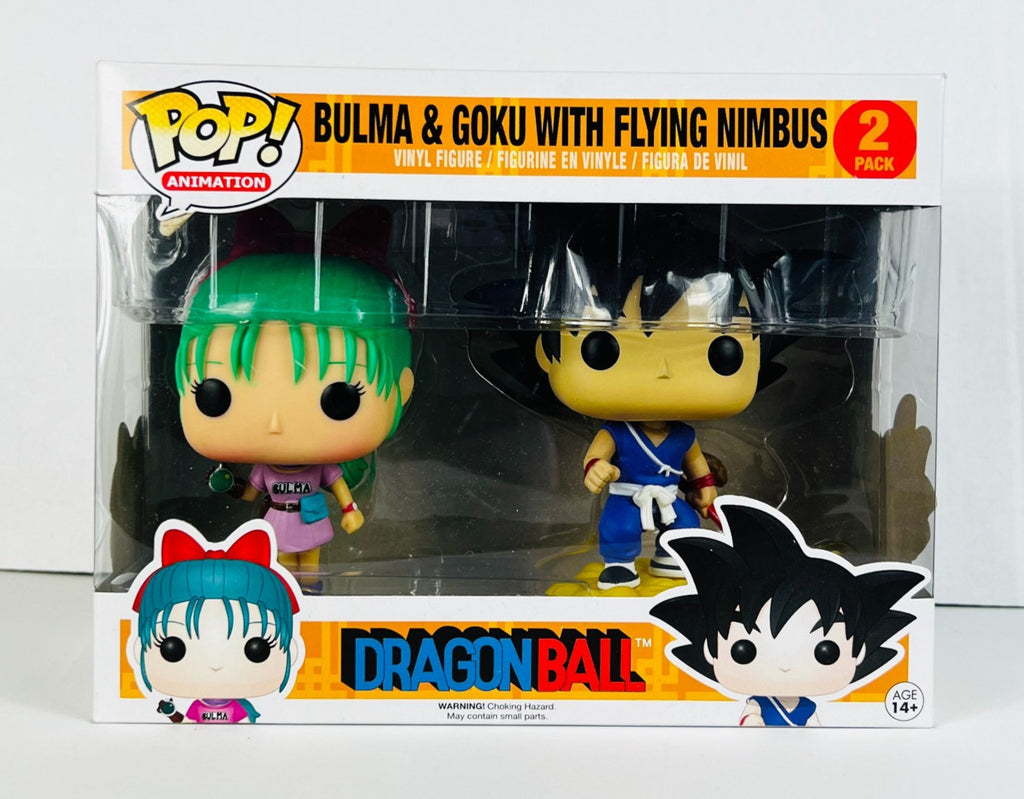 Funko POP Vinyl -  Animation - DragonBall Z - Bulma & Goku With Flying Nimbus