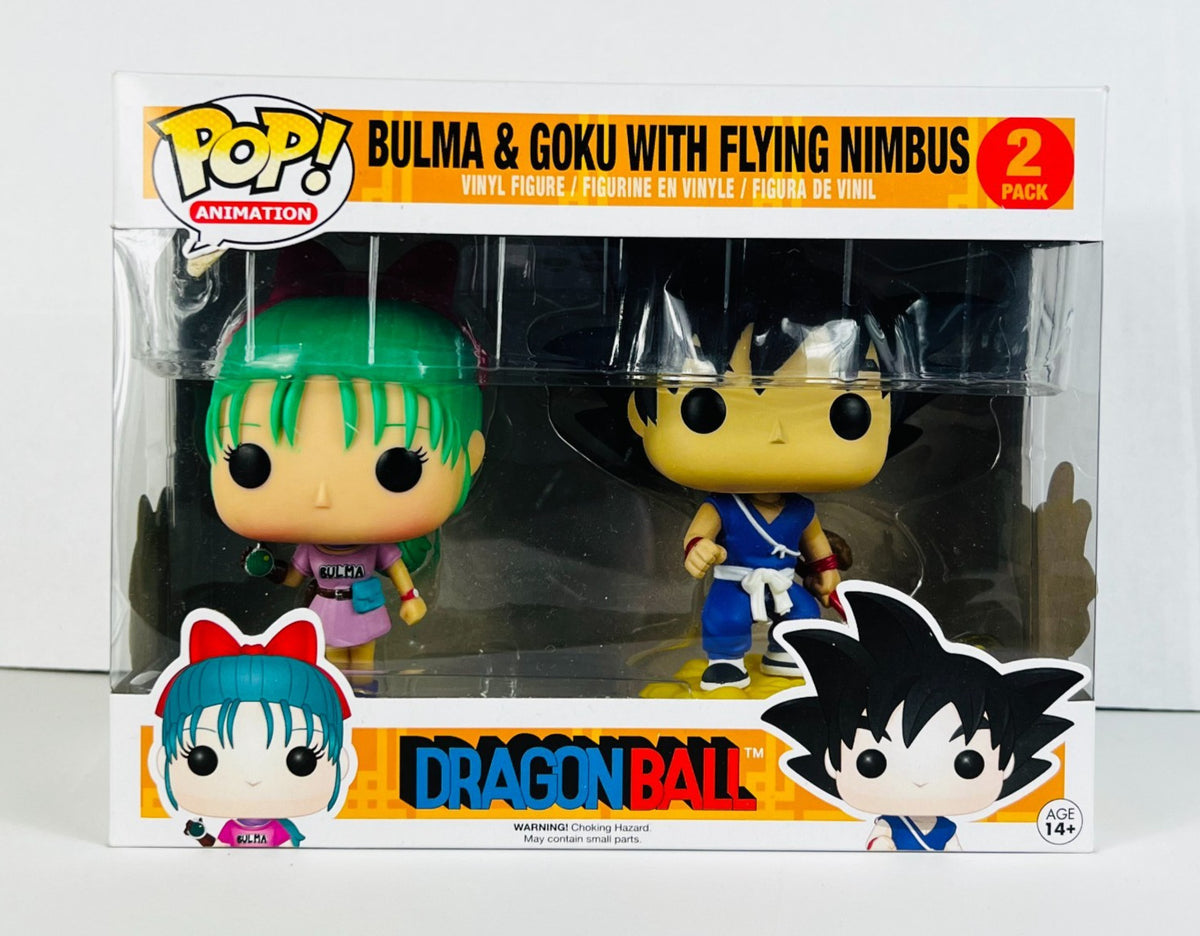 Funko POP Vinyl -  Animation - DragonBall Z - Bulma & Goku With Flying Nimbus